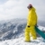 Berge · Porträt · jungen · Snowboarder · lächelnd · Kamera - stock foto © pressmaster
