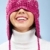 diversión · retrato · juguetón · mujer · de · punto · invierno - foto stock © pressmaster