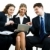 vergadering · afbeelding · drie · zakenlieden · vergadering · stoelen - stockfoto © pressmaster