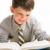 знания · портрет · прилежный · школьник · чтение - Сток-фото © pressmaster
