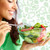 vegetales · dieta · primer · plano · bastante · nina · comer - foto stock © pressmaster