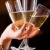tre · occhiali · champagne · mano · nero · felice - foto d'archivio © pressmaster