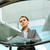 lucru · sticlă · tabel · femeie · de · afaceri · laptop - imagine de stoc © pressmaster