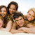 estate · foto · amichevole · adolescenti · spiaggia · di · sabbia · guardando - foto d'archivio © pressmaster