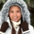 chaud · hiver · portrait · belle · fille · regarder · caméra -  © pressmaster