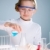 wenig · Wissenschaftler · kleines · Mädchen · Gießen · Flüssigkeit · Arzt - stock foto © pressmaster