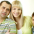 familia · feliz · primer · plano · retrato · madre · hijo · de · padre · familia - foto stock © pressmaster