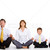 瞑想 · 家族 · 写真 · 優しい · 座って · ポーズ - ストックフォト © pressmaster