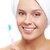 Female with toothbrush stock photo © pressmaster