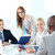 обсуждение · портрет · бизнес-команды · рабочих · заседание · бизнеса - Сток-фото © pressmaster