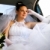 menyasszony · autó · portré · fiatal · lány · visel · fehér - stock fotó © pressmaster