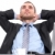 pensare · ritratto · positivo · uomo · rilassante · lavoro - foto d'archivio © pressmaster
