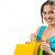 vásárló · boldog · női · bevásárlótáskák · néz · kamera - stock fotó © pressmaster