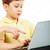 erziehen · Foto · schauen · Desktop · Laptop - stock foto © pressmaster