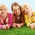 no · descripción · familia · ninos · cara · hierba - foto stock © pressmaster