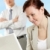 exitoso · estudiante · retrato · mujer · sonriente · lugar · de · trabajo · tocar - foto stock © pressmaster