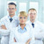 medici · squadra · ritratto · tre · medici · uniforme - foto d'archivio © pressmaster