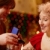 meraviglioso · sorpresa · immagine · donna · toccare · presenti - foto d'archivio © pressmaster