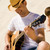 cantando · homem · retrato · feliz · chapéu · de · cowboy · jogar - foto stock © pressmaster