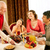 Tisch · Porträt · glückliche · Familie · Sitzung · Tabelle - stock foto © pressmaster