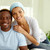 afetuoso · casal · imagem · jovem · africano · olhando - foto stock © pressmaster