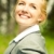 alegre · mujer · primer · plano · feliz · sonrisa - foto stock © pressmaster