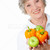 ältere · weiblichen · Porträt · halten · Äpfel - stock foto © pressmaster