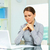donna · lavoro · immagine · imprenditrice · guardando · laptop - foto d'archivio © pressmaster