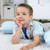 pigro · adorabile · bambino · piano · relax · ritratto - foto d'archivio © pressmaster