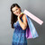 consumatore · ritratto · felice · bruna · donna · moda - foto d'archivio © pressmaster