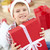 Lad with giftbox stock photo © pressmaster