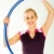 fitness · immagine · felice · donna · metà · faccia - foto d'archivio © pressmaster