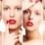 herrlich · Frau · Collage · hellen · Make-up · Modell - stock foto © pressmaster