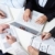 lavoro · luogo · quattro · uomini · d'affari · business - foto d'archivio © pressmaster