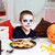halloween · erkek · fotoğraf · tablo · siyah - stok fotoğraf © pressmaster