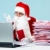 閱讀 · 發表 · 電子郵件 · 肖像 · 聖誕老人 · 信件 - 商業照片 © pressmaster