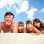 week-end · photo · famille · heureuse · sable · vacances · d'été · plage -  © pressmaster
