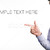 retrato · guapo · empresario · dedo · índice - foto stock © pressmaster