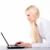 pracy · obraz · dość · kobiet · laptop · wpisując - zdjęcia stock © pressmaster