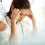 Migräne · Porträt · Frau · Kopfschmerzen · anfassen · medizinischen - stock foto © pressmaster