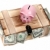 wooden case with dollar notes and pink piggybank stock photo © pterwort