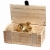 golden piggybank in wooden case stock photo © pterwort