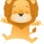 Löwen · springen · glücklich · Illustration · glückliches · Gesicht · Lächeln - stock foto © qiun