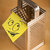 Post-it note with smiley face sticked on grater stock photo © ra2studio
