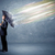 Business man defending light beams with umbrella concept stock photo © ra2studio