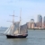navigaţie · barcă · New · York · City · Manhattan · orizont · zgarie-nori - imagine de stoc © rabbit75_sto