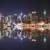 New · York · City · skyline · nacht · reflectie · business · zonsondergang - stockfoto © rabbit75_sto