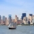 New · York · City · Manhattan · orizont · zgarie-nori · navigaţie · barcă - imagine de stoc © rabbit75_sto