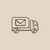 Mail van sketch icon. stock photo © RAStudio