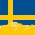 Mountains with flag of Sweden stock photo © rbiedermann